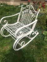 ZAHRADNÍ HOUPACÍ KŘESLO ANTIK CREAM - Obrázek 4