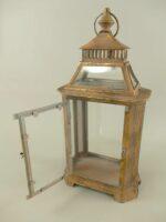 LUCERNA KOVOVÁ MĚDĚNÁ PATINA 48CM - Obrázek 2