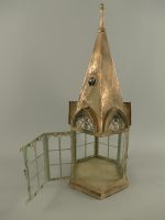 VELKÁ LUCERNA MĚDĚNÁ PATINA - Obrázek 2