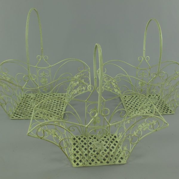 ZAHRADNÍ KOŠÍKY PROVANCE SMETANOVÁ PATINA