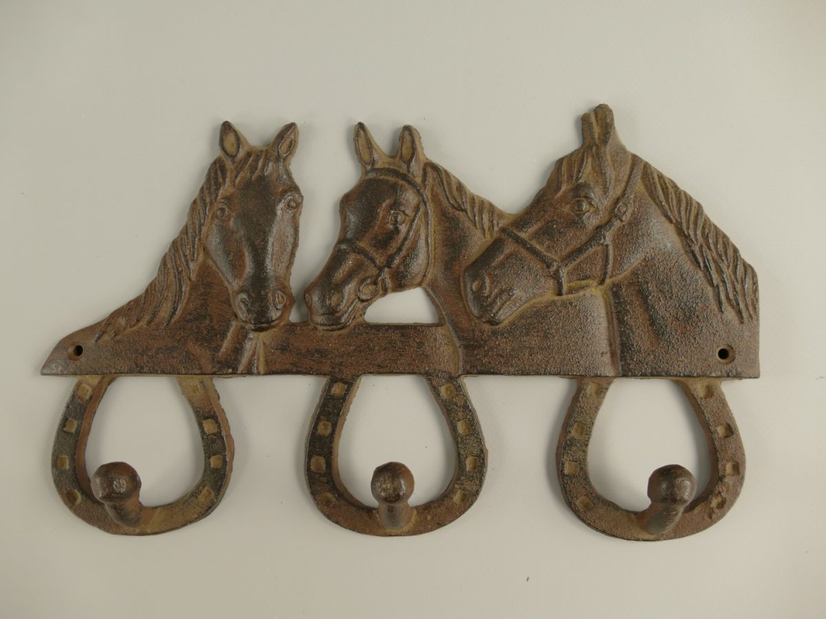 VĚŠÁK LITINA PODKOVA KŮŇ - Obrázek 2