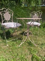 ZAHRADNÍ NÁBYTEK - SEZENÍ PROVANCE RŮŽOVÁ ANTIK PATINA-ROMANCE - Obrázek 5