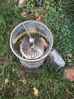 KRÁSNÁ KOVOVÁ LUCERNA OTÁČÍVÁ STŘÍBRNÁ PATINA - Obrázek 2