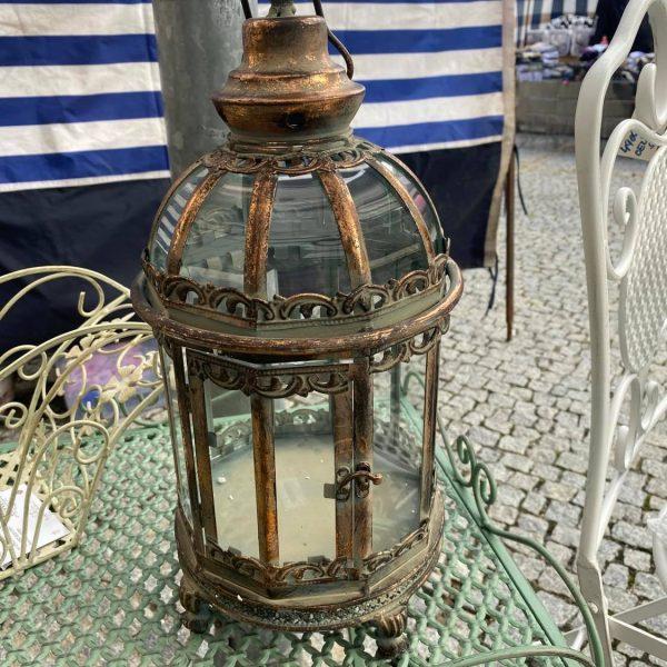 LUCERNA ANTIK MĚDĚNÁ PATINA