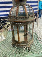 KOVOVÁ LUCERNA MALÁ ANTIK MĚDĚNÁ PATINA - Obrázek 3