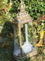 KRÁSNÁ KOVOVÁ ANTIK LUCERNA - Obrázek 2