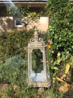 KRÁSNÁ KOVOVÁ ANTIK LUCERNA - Obrázek 6