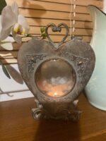 KRÁSNÁ LUCERNA VE TVARU SRDCE..MĚDĚNÁ PATINA - Obrázek 5