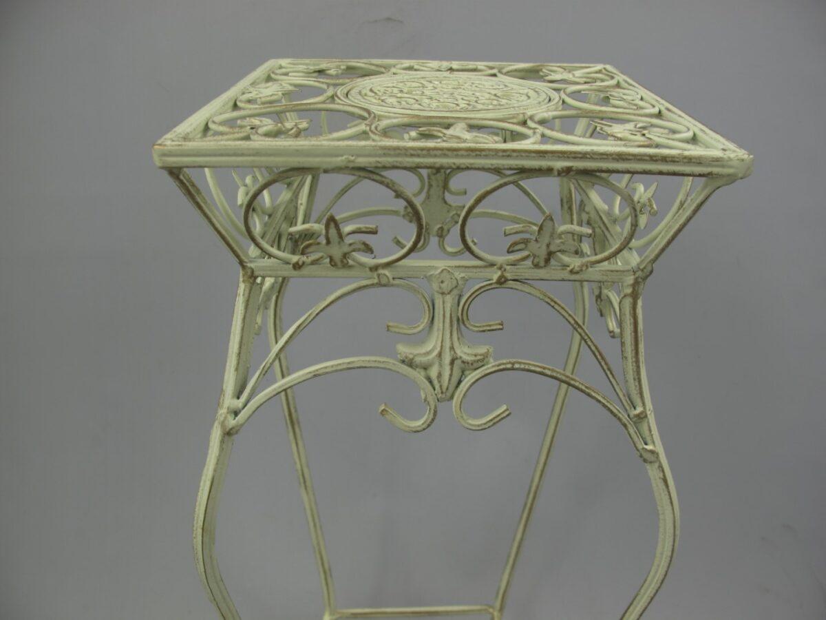 KVĚTINOVÉ STOLKY PROVANCE SMETANOVÁ PATINA - Obrázek 4