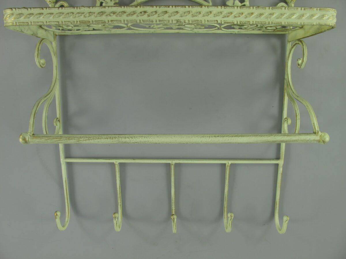 POLIČKA ZÁVĚSNÁ PROVANCE SMETANOVÁ PATINA - Obrázek 3