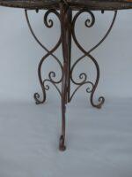 ZAHRADNÍ ETAŽÉR NA KVĚTINY ANTIK ČERNO-HNĚDÁ PATINA - Obrázek 5