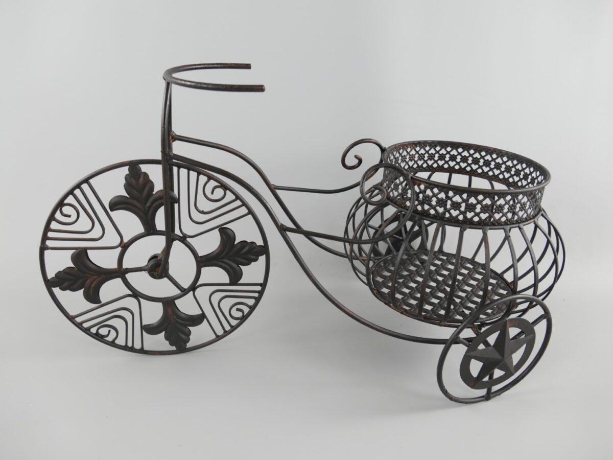 KVĚTINÁČ-KOLO HNNĚDOČERNÁ PATINA - Obrázek 3