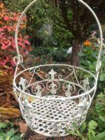 KOŠÍK ZAHRADNÍ KULATÝ SMETANOVÝ - Obrázek 2