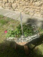 KOŠÍK ZAHRADNÍ OBDELNÍKOVÝ SMETANOVÝ - Obrázek 3