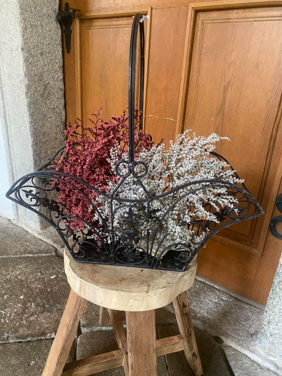 KOŠÍK ZAHRADNÍ OBDELNÍKOVÝ HNĚDOČERNÝ - Obrázek 4